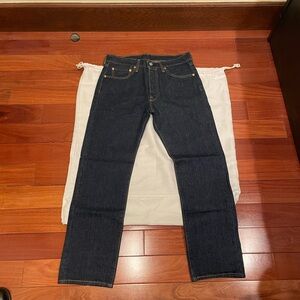 Men's Dark Indigo Straight-Leg Jeans